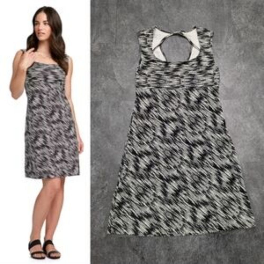 MEC Organic Cotton Black and White Patterned Dress